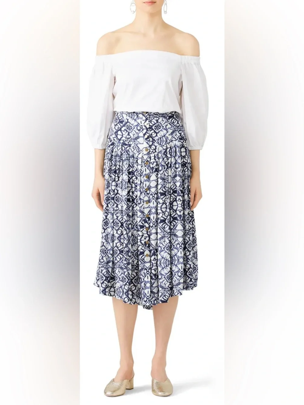 NWT Free People Lovers Dream Midi Skirt Size 10